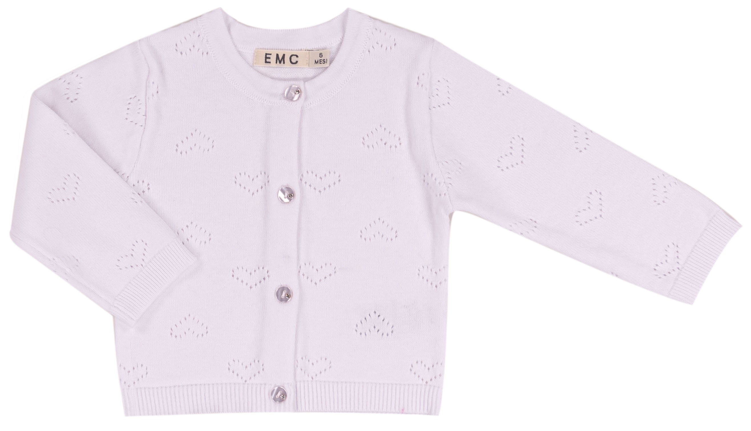 Cardigan Bambina Giallo Sole in 100% Cotone con Lavorazione a Trecce