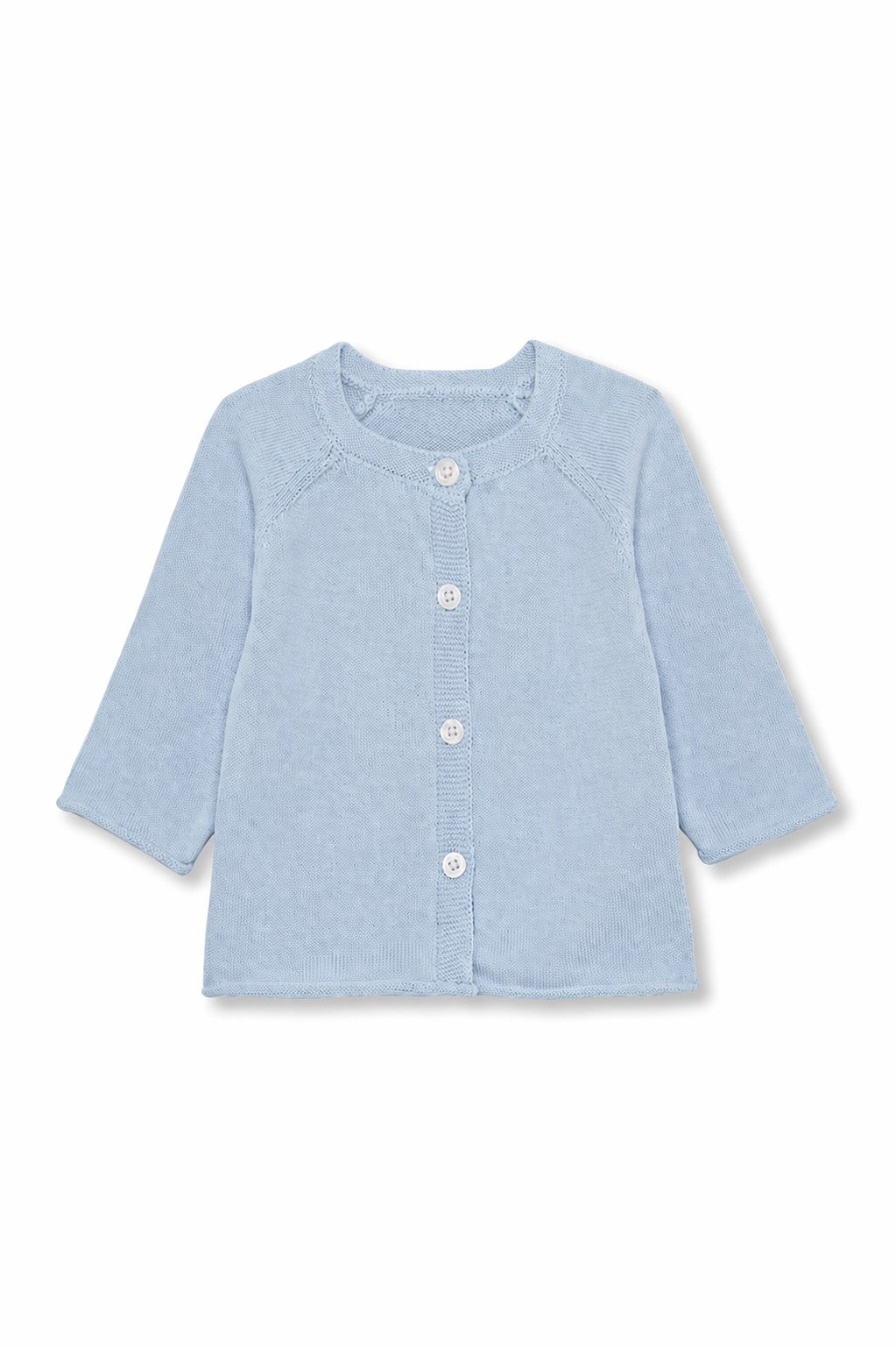 Cardigan in Puro Cotone con Bottoni