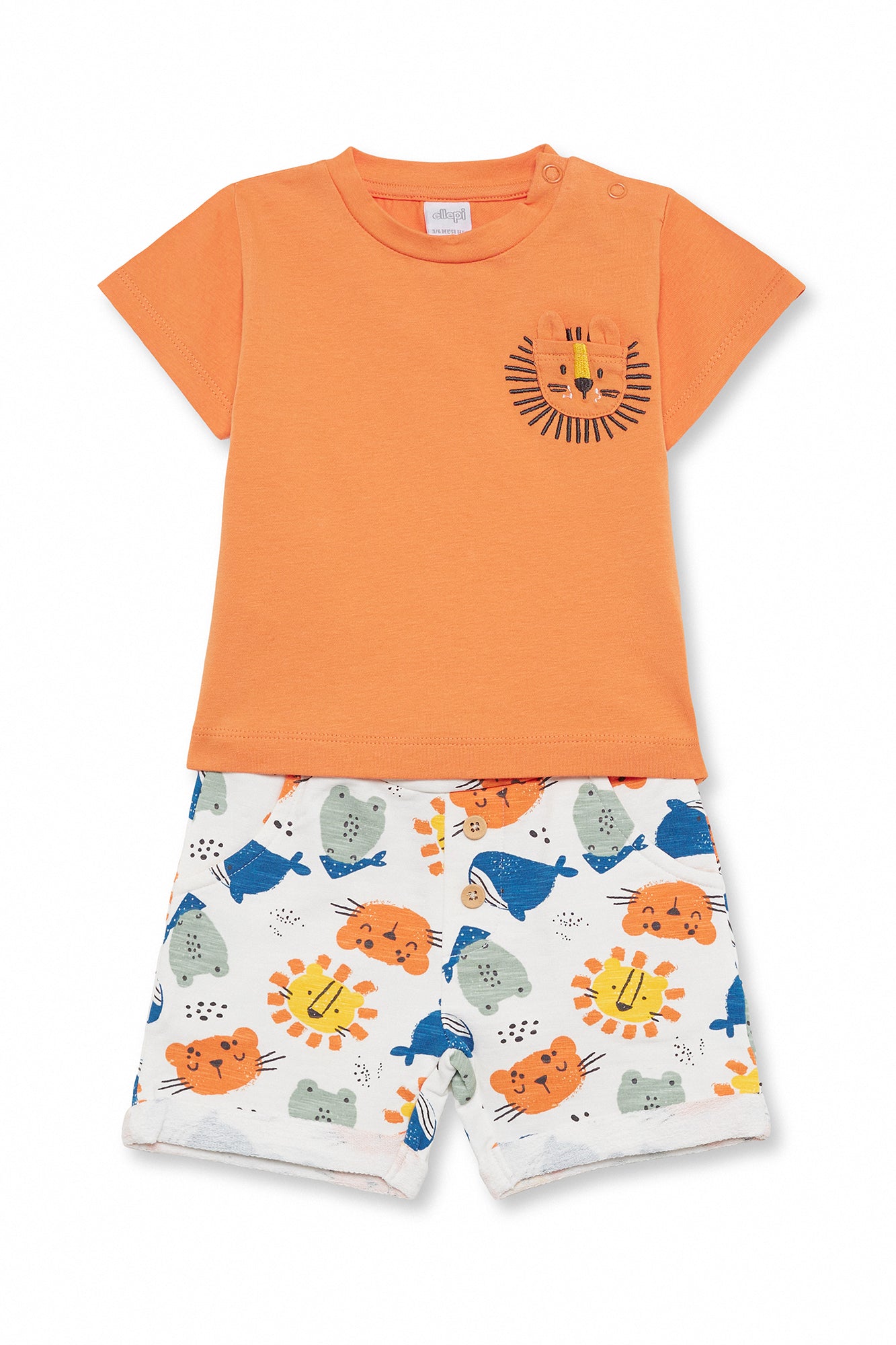 Completo Bambino T-Shirt e Pantaloncino in Cotone