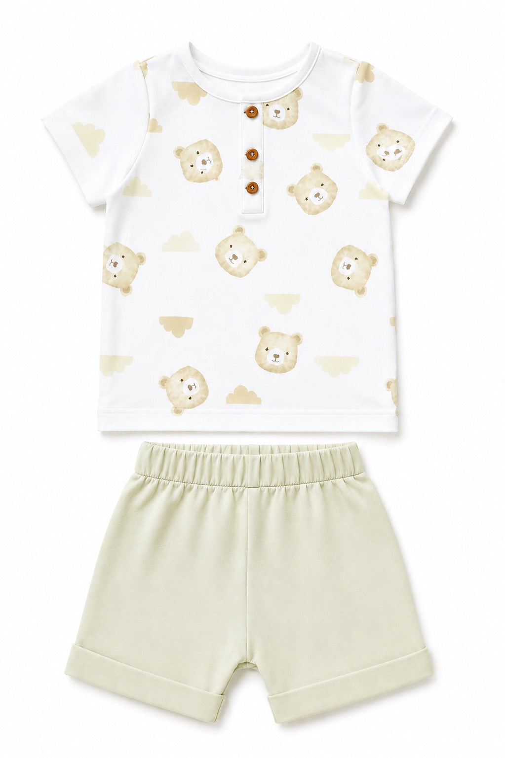 Completo Bambino T-Shirt e Pantaloncino in Cotone