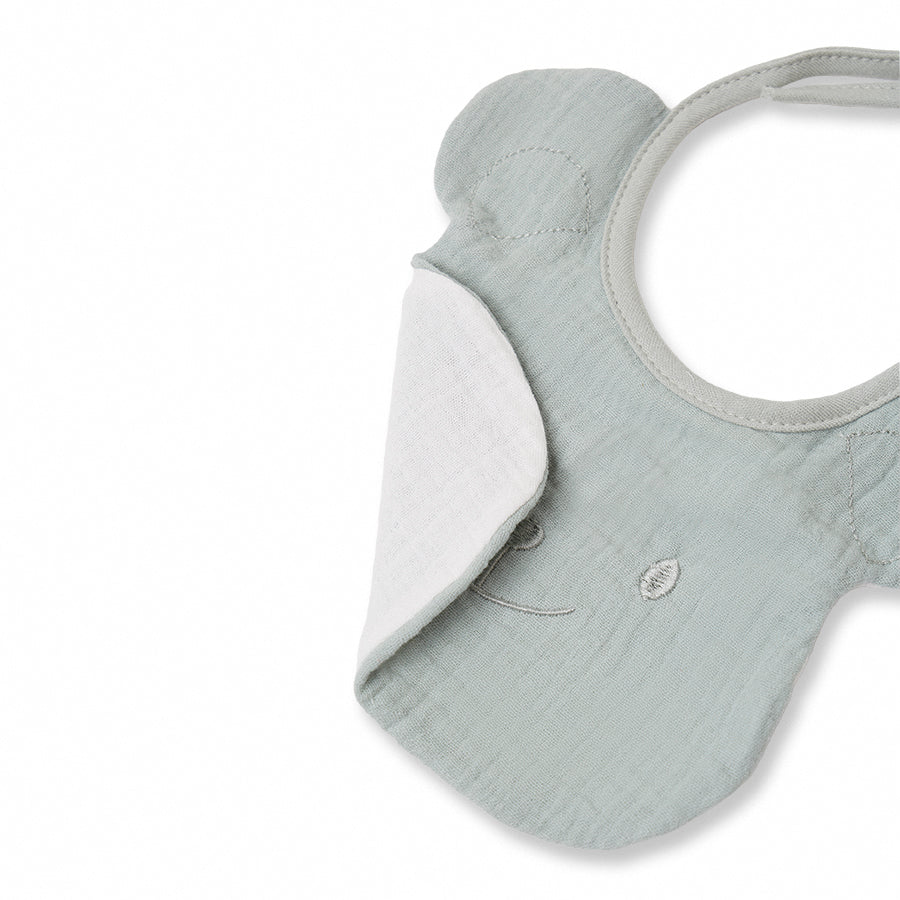 Set Regalo Neonato Orsetto con Doudou, Bavaglino e Massaggiagengive