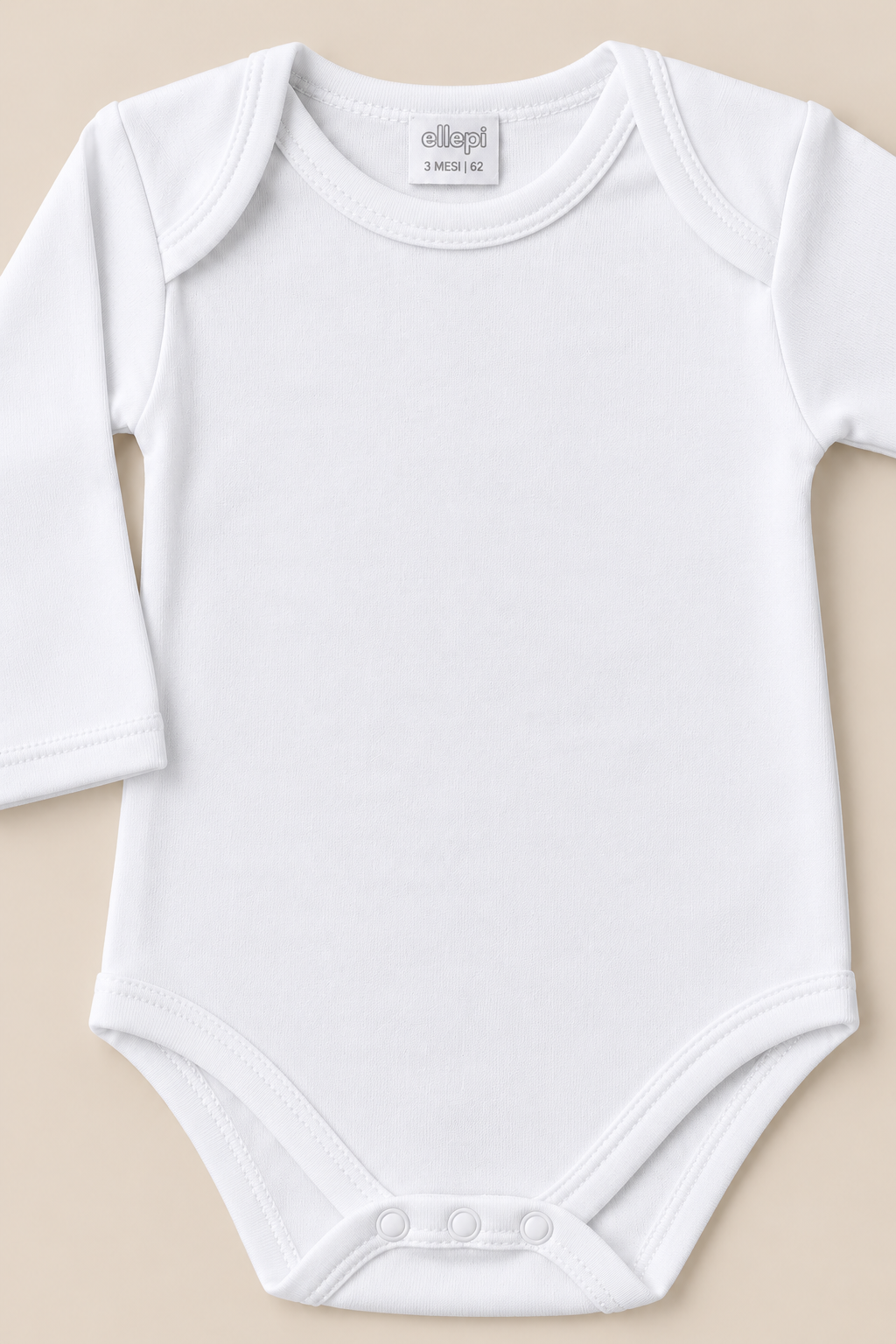 Set 6 Body Neonato Unisex Scollo Americano in Caldo Cotone Manica Lunga