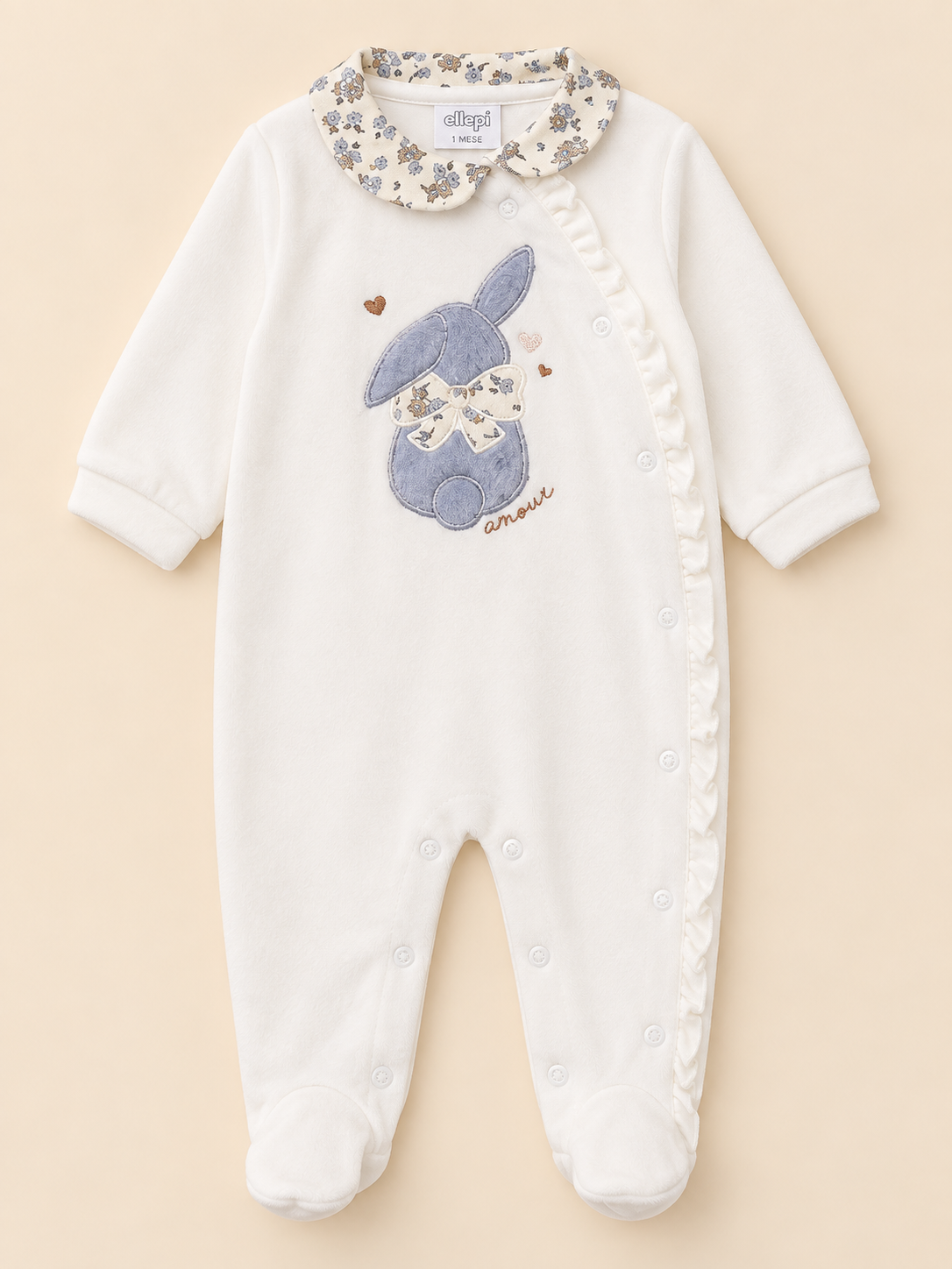 Tutina Neonato in Ciniglia  Bambina
