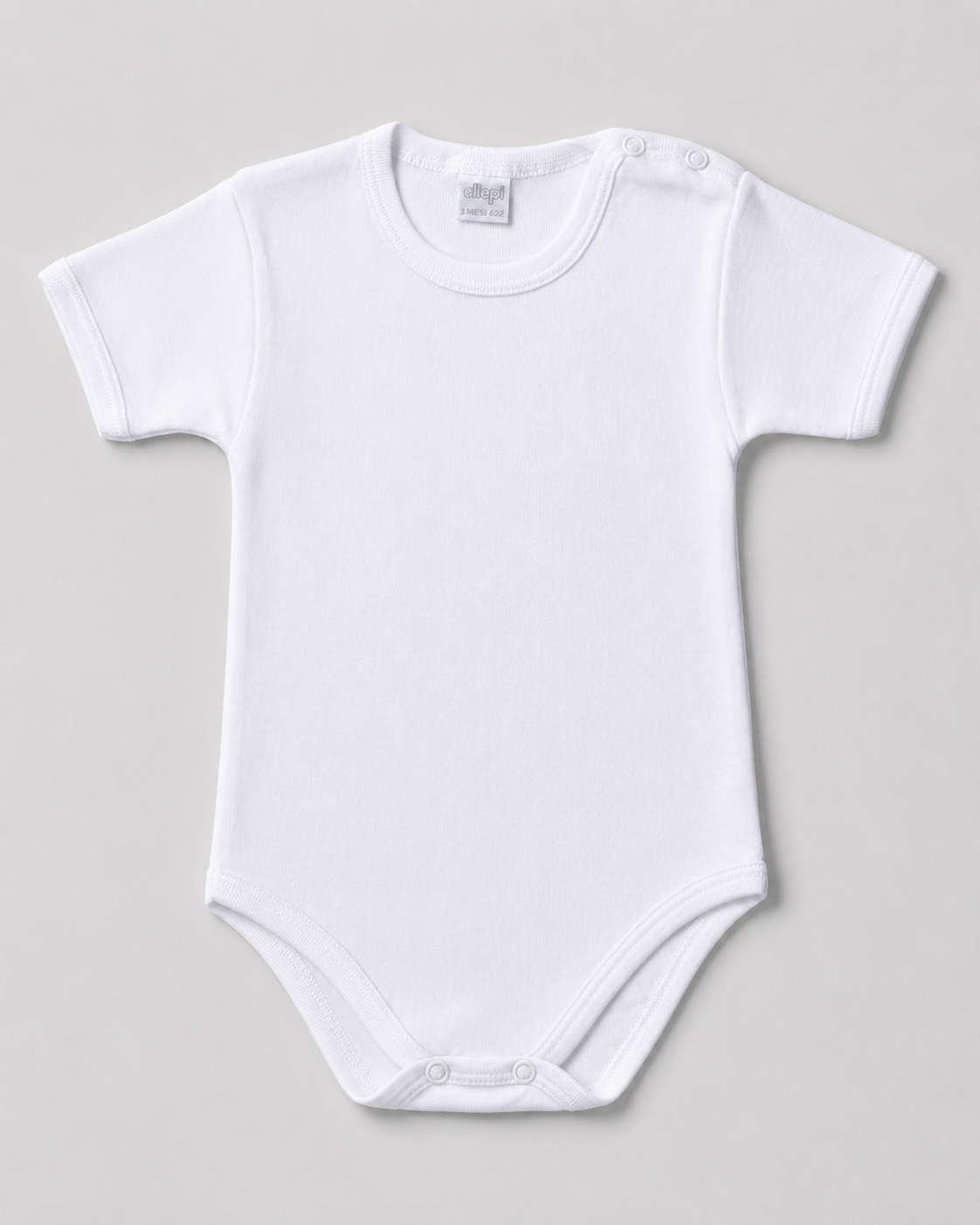 Set 6 Body Neonato Unisex in Costina di Cotone