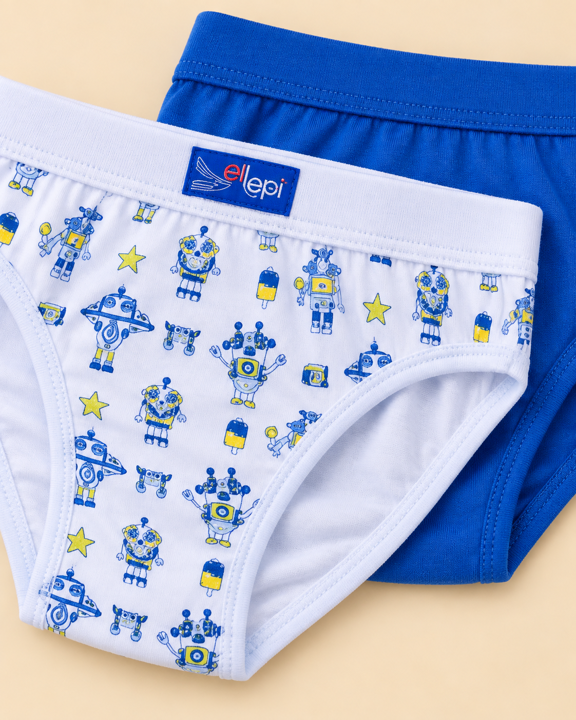 Set 6 Slip Bambino in Cotone Elasticizzato