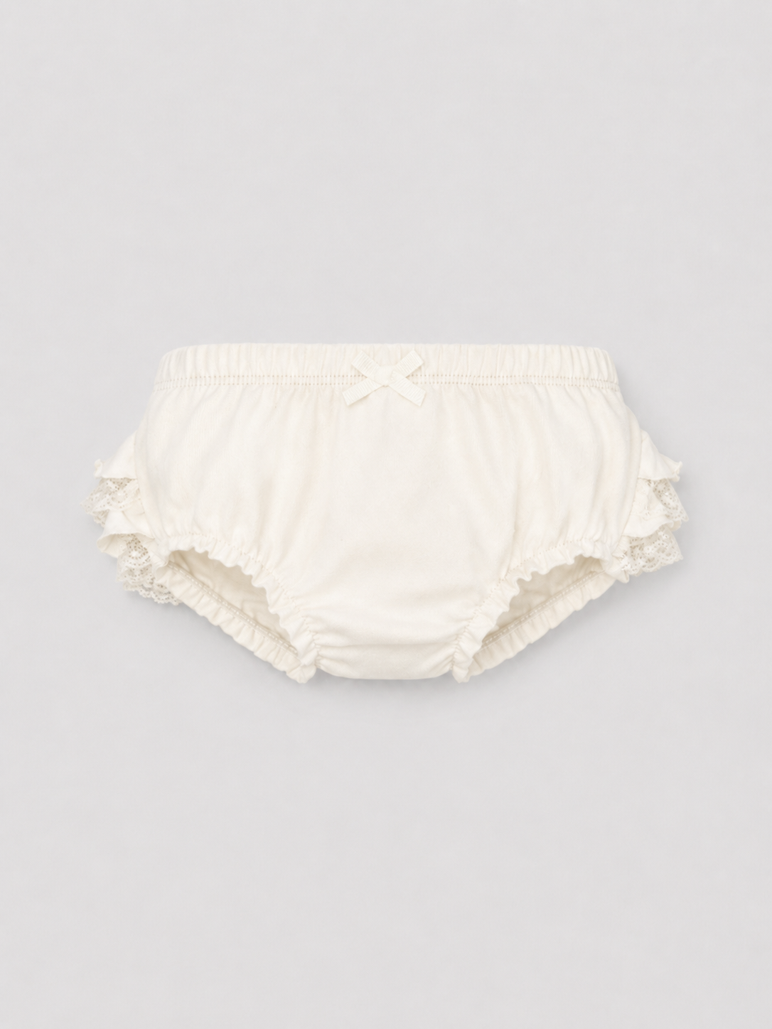 Mutandina Anatomica Bambina in Cotone Elasticizzato con Fiocchetto