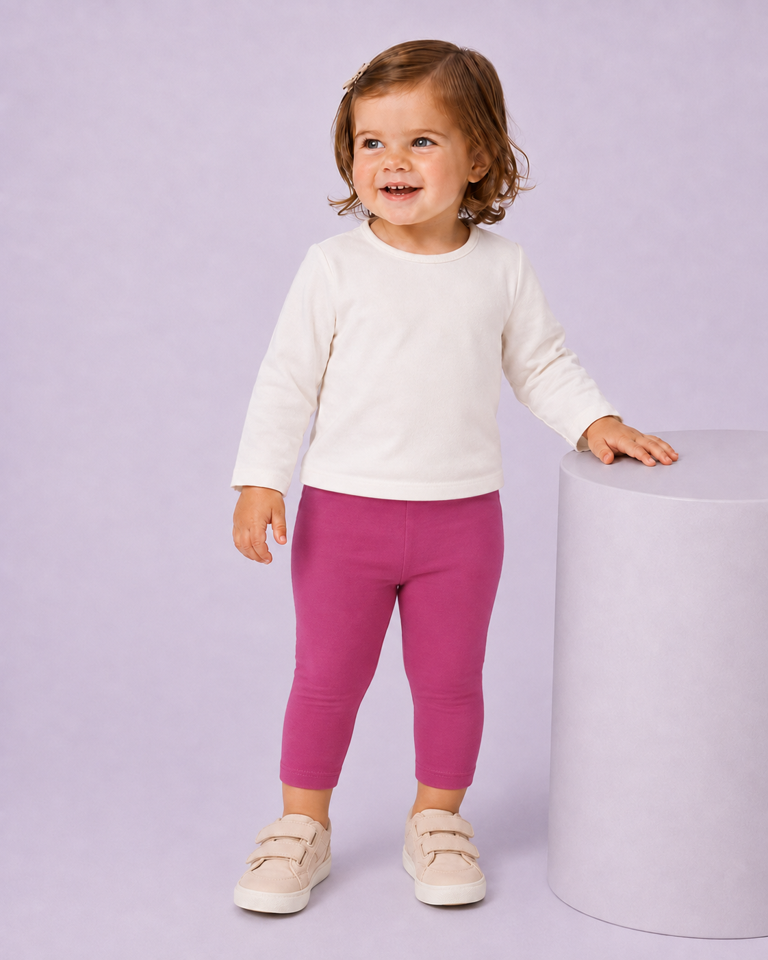 Leggings Bimba EMC Rosa in Cotone Elasticizzato