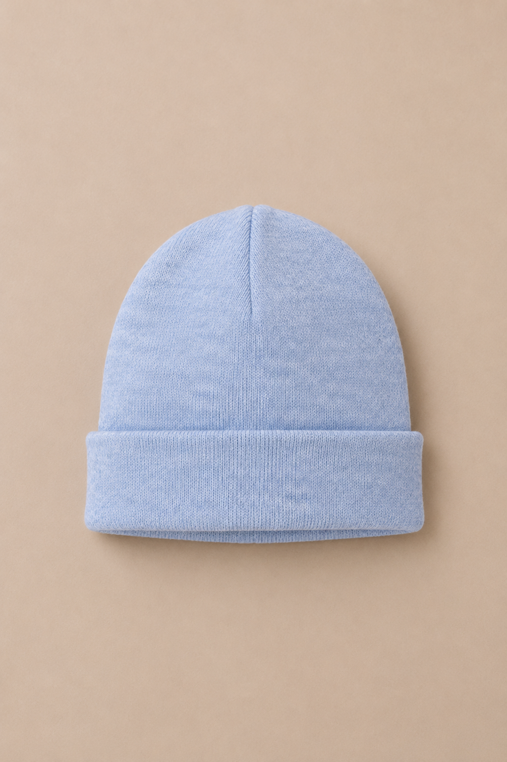 Cappellino Neonato Unisex con Risvolto