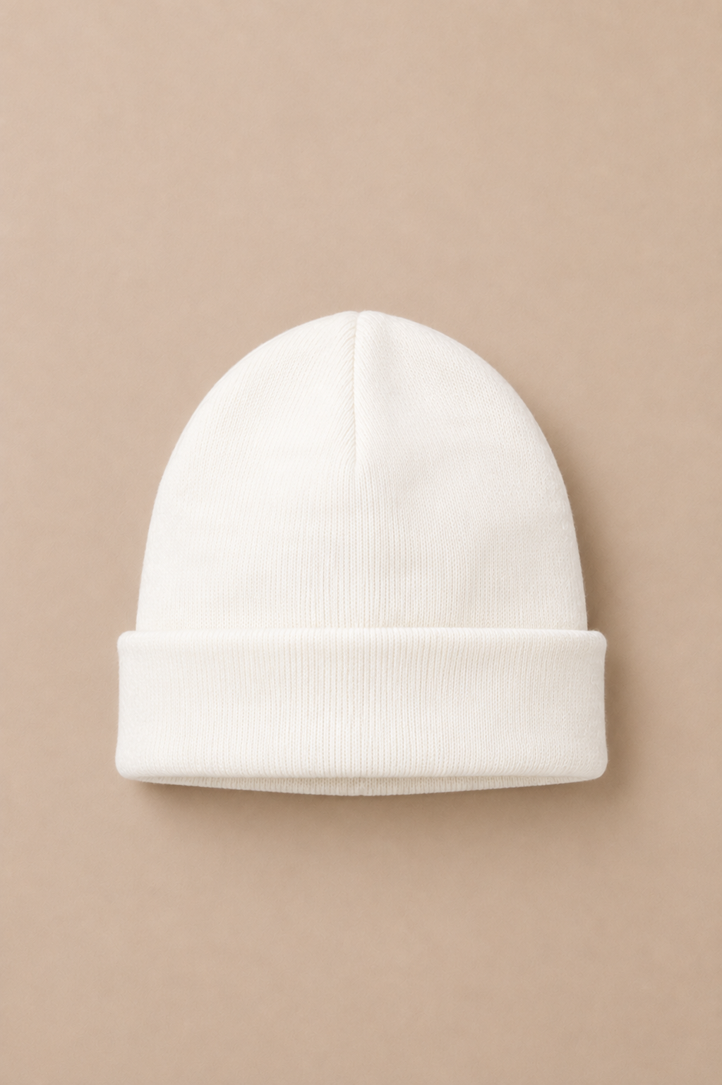 Cappellino Neonato Unisex con Risvolto