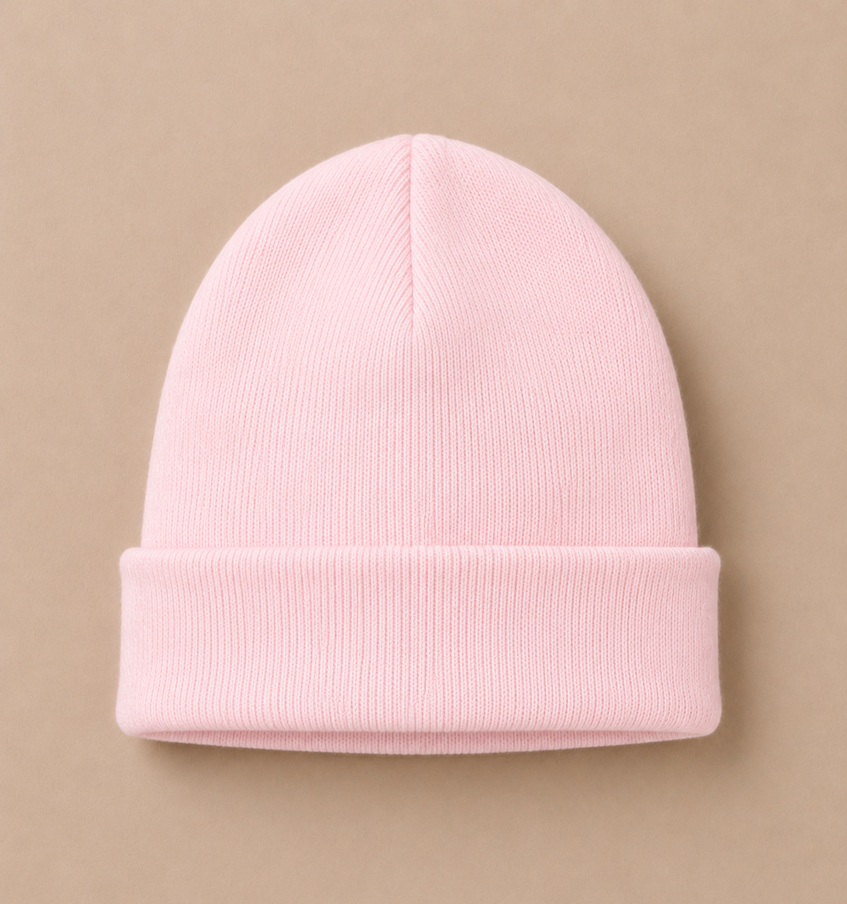 Cappellino Neonato Unisex con Risvolto