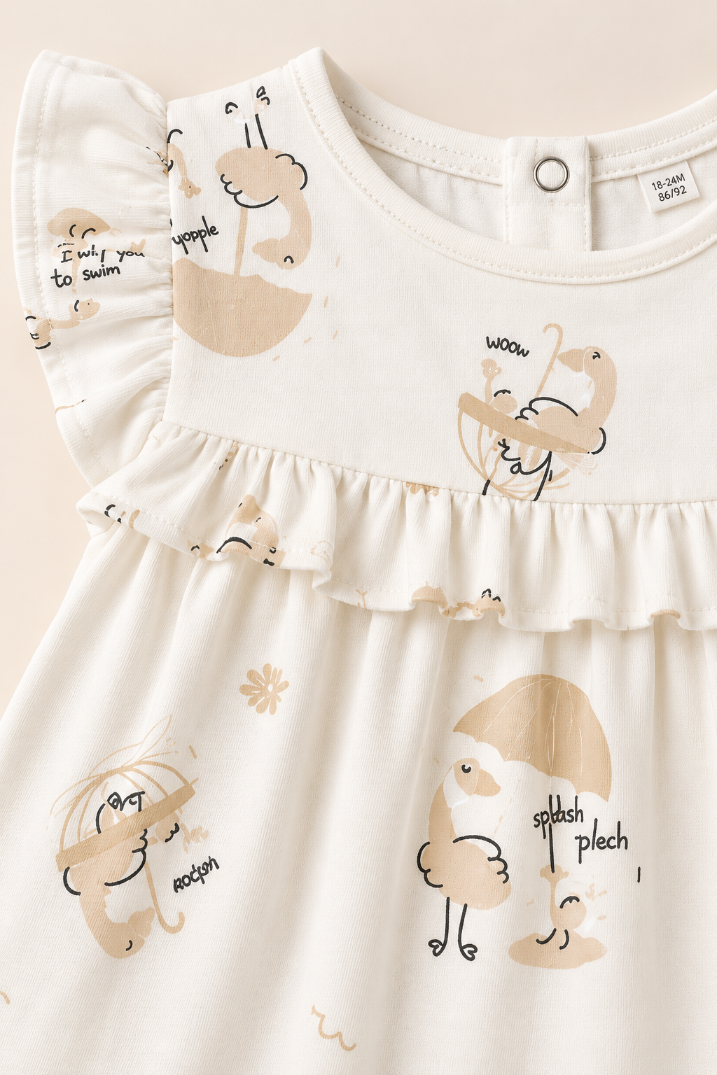 Abito Bimba in Bamboo e Cotone