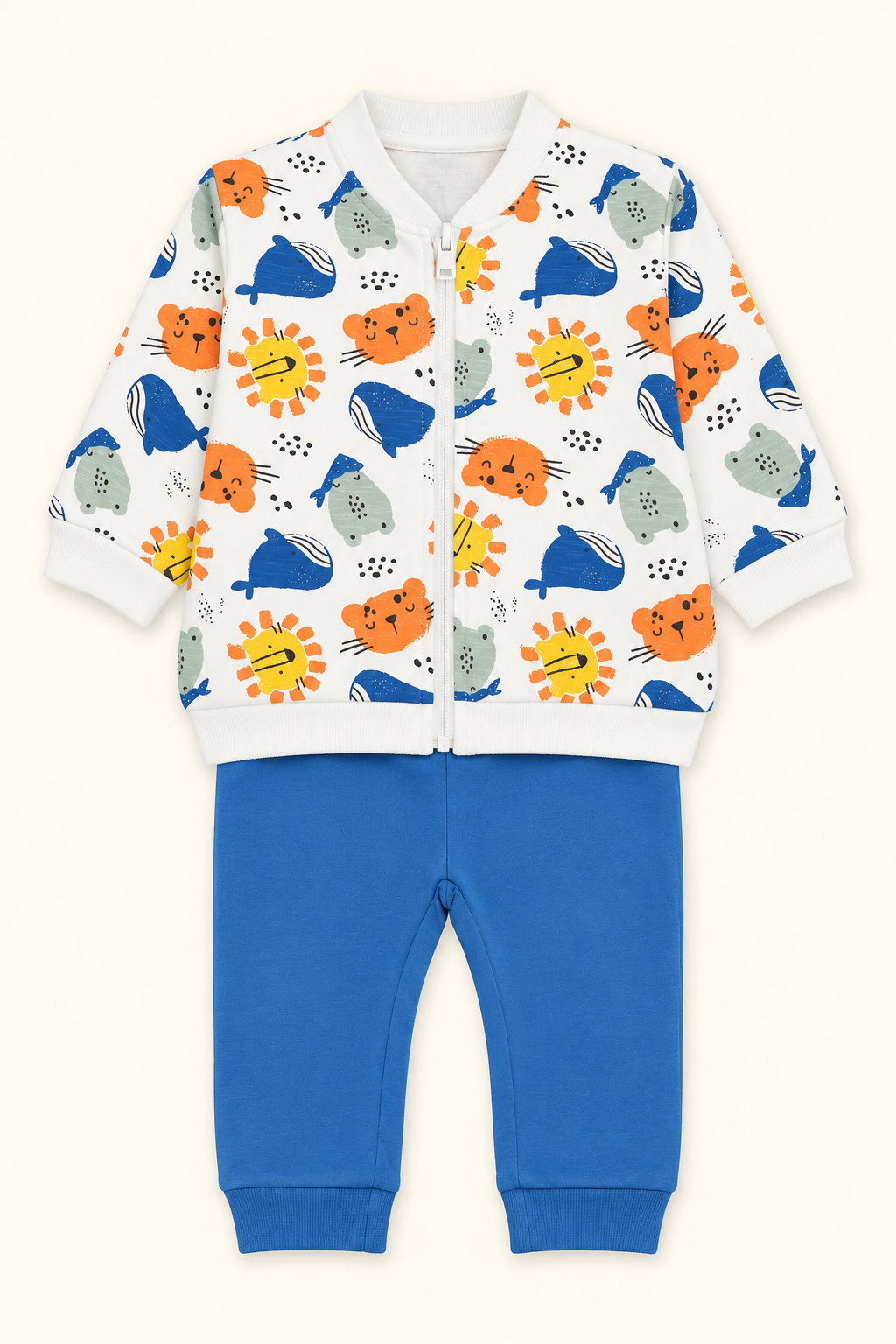 Completo Bambino in Felpa con Zip