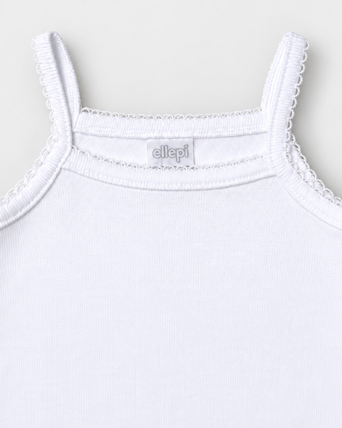 Set 3 Body Bambina a Spalline in Costina di Cotone