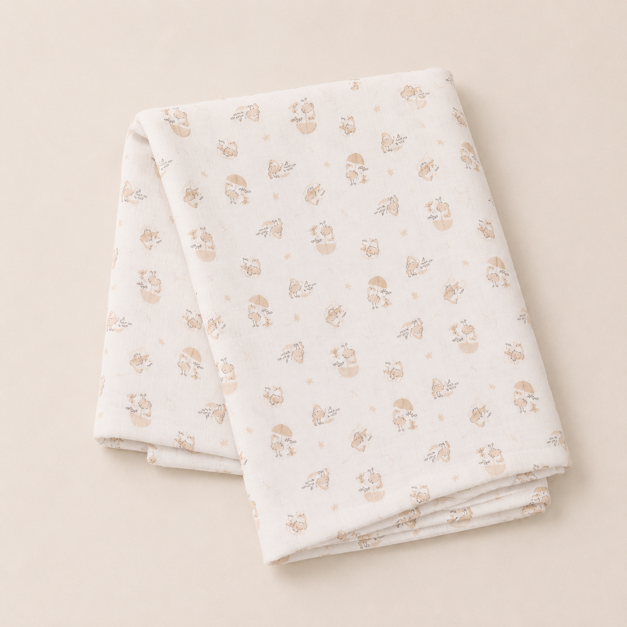 Mussola Neonato Unisex in Bamboo e Cotone