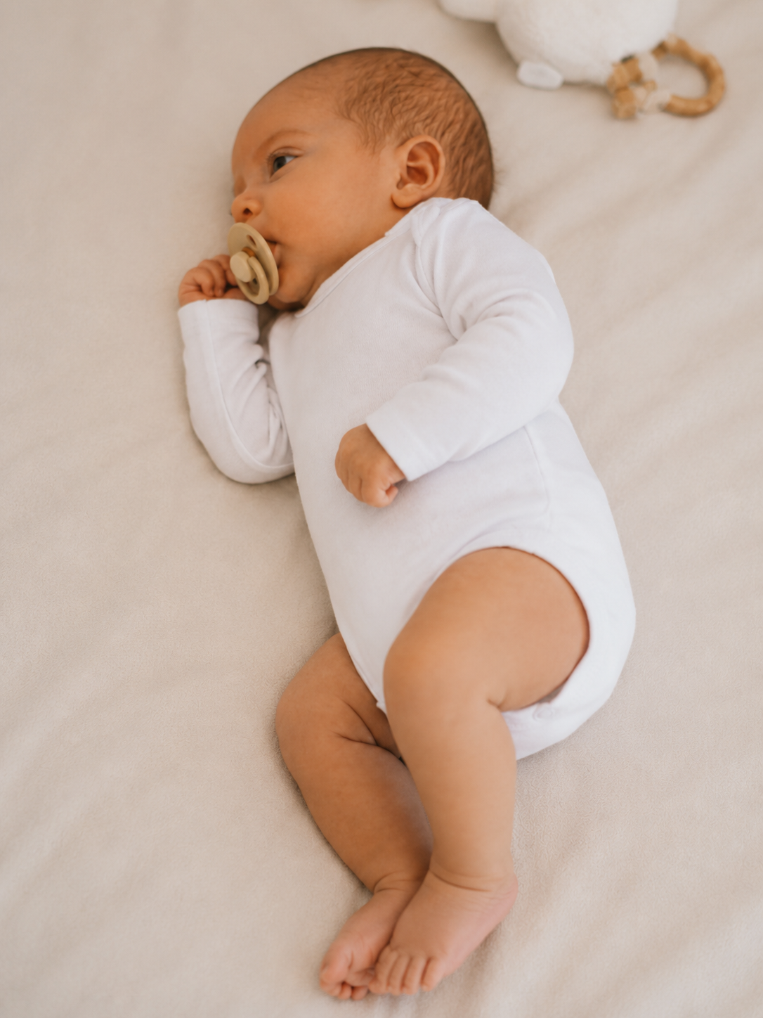 Set 3 Body Neonato Unisex Manica Lunga in Caldo Cotone