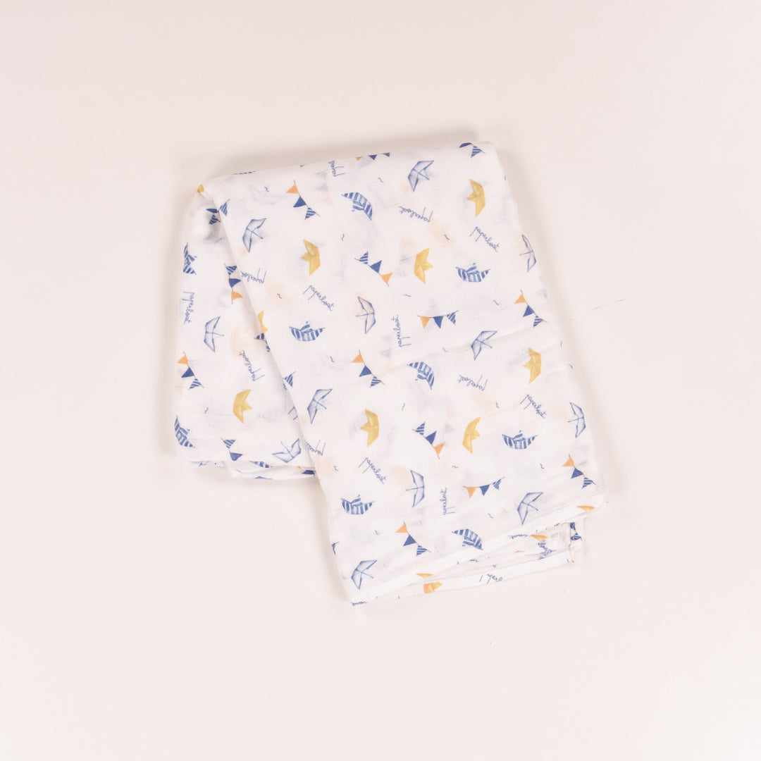 Coperta Neonato Unisex in Bamboo e Cotone