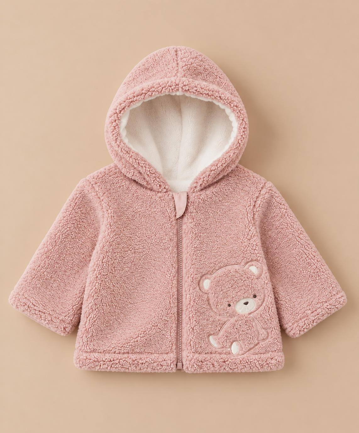 Giacca Teddy Con Cappuccio