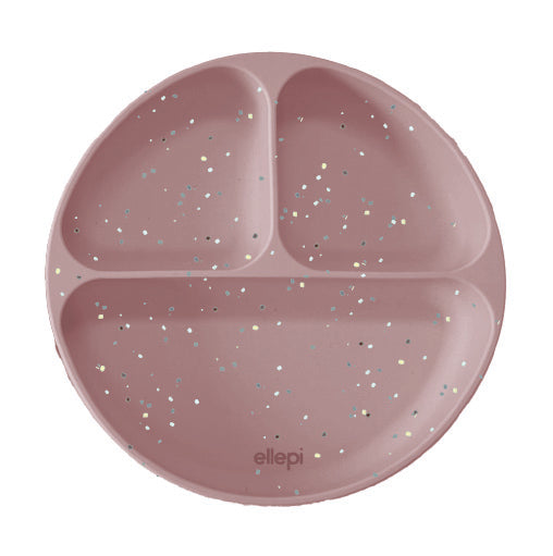Piatto in Silicone con Ventosa e 3 Scomparti