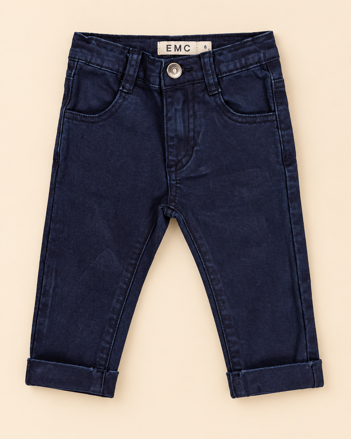 Pantalone Bimbo EMC Cinque Tasche con Risvolto