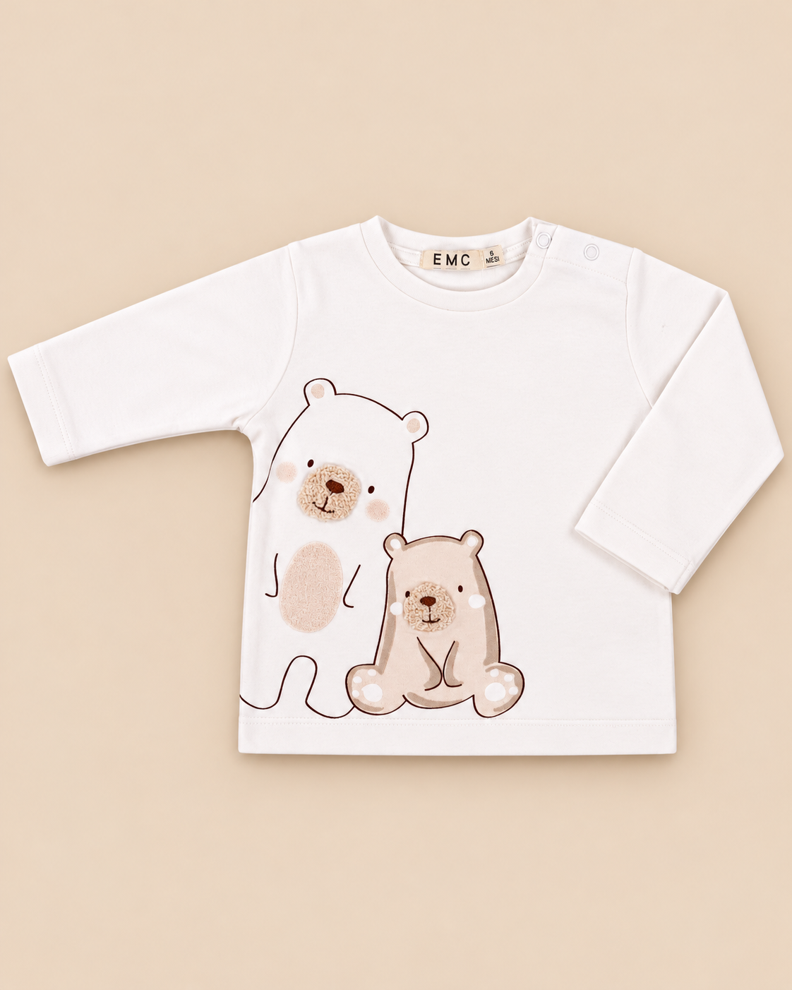 Maglia Bimbo con Orsi Polari e Musetti in Ciniglia
