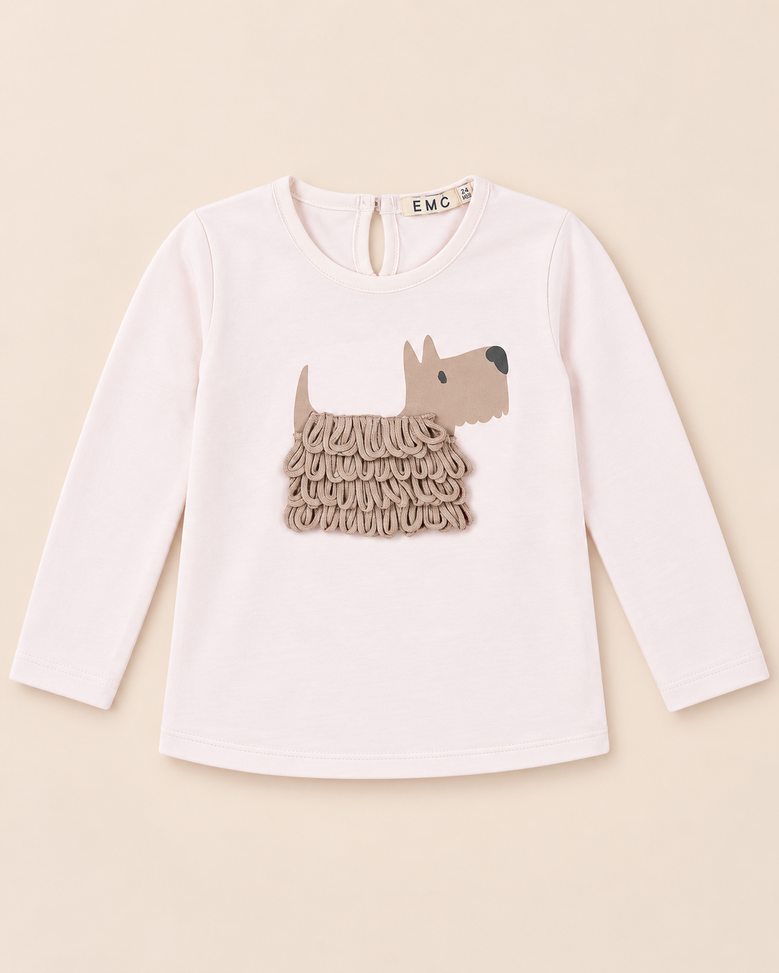 T-shirt a Manica Lunga in Cotone Bimba EMC