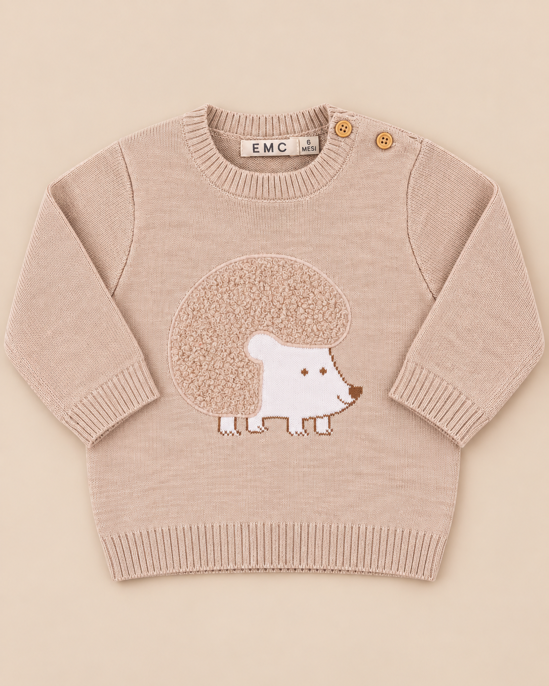 Maglia Bambino in Tricot Ecru