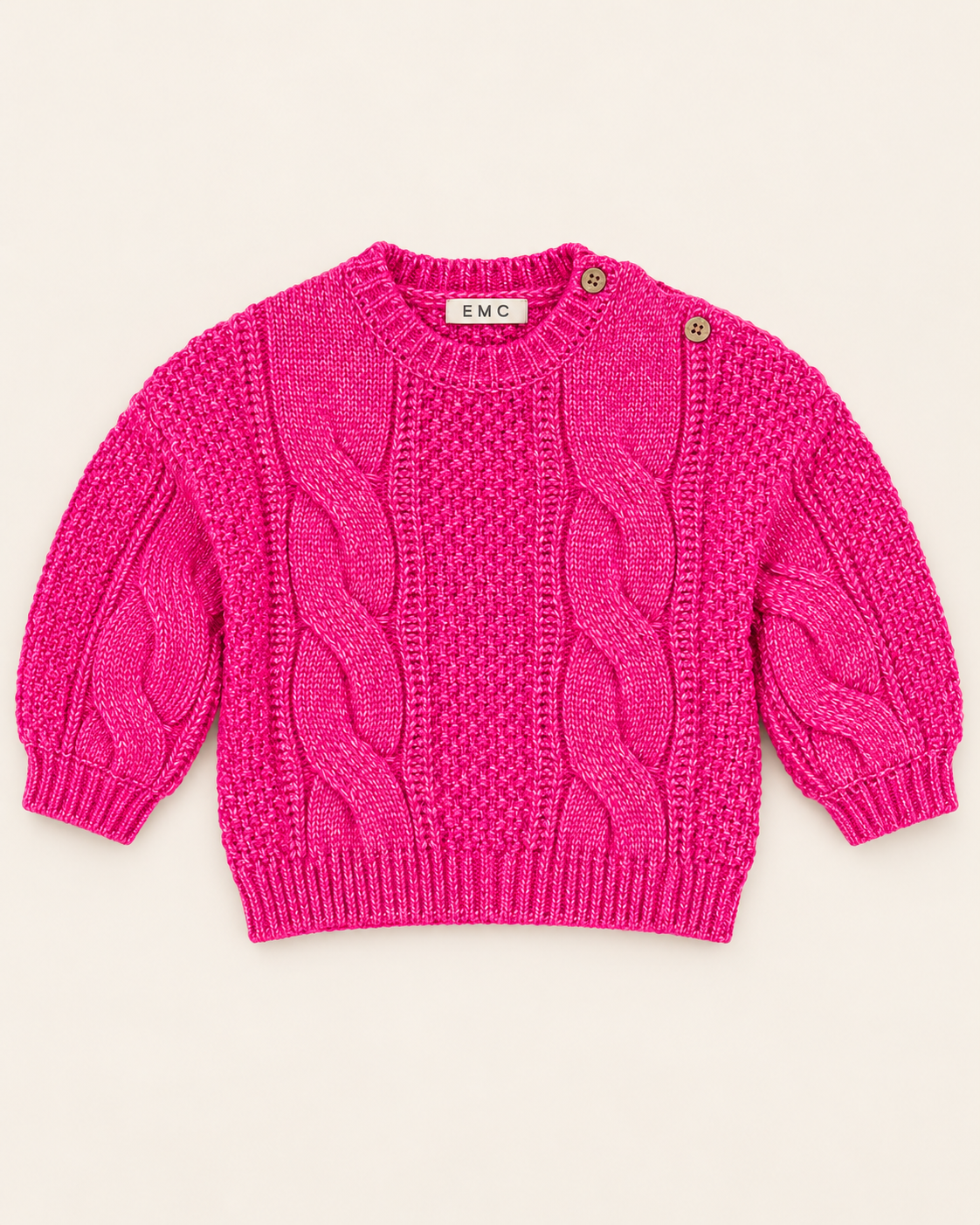 Maglione Girocollo Con Trecce  EMC