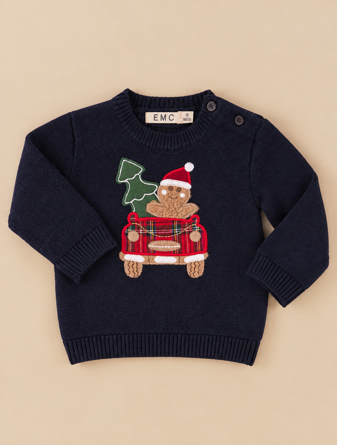 Maglioncino Blu Natalizio Bambino