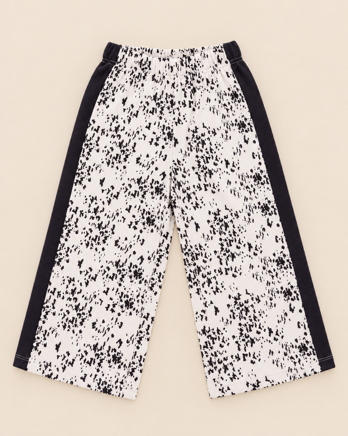 Pantalone Bambina Lungo Bianco e Nero
