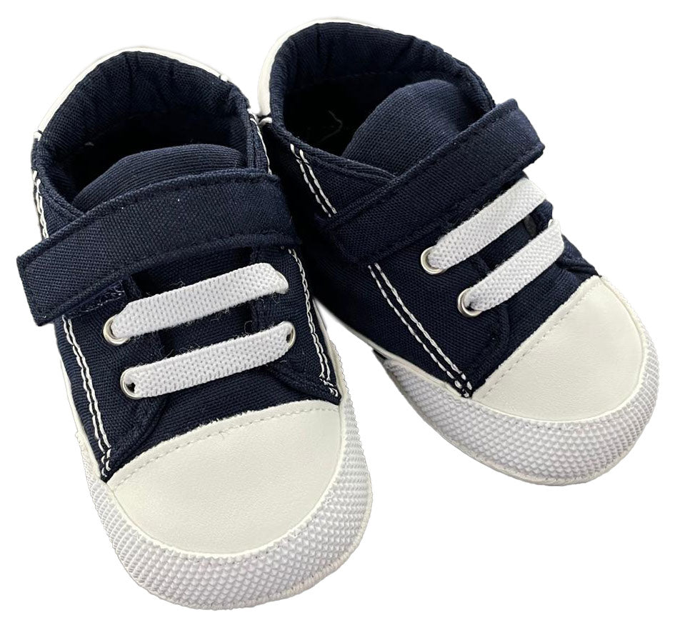 Sneakers Primi Passi Bambino/a Blu Navy e Bianche in Tela