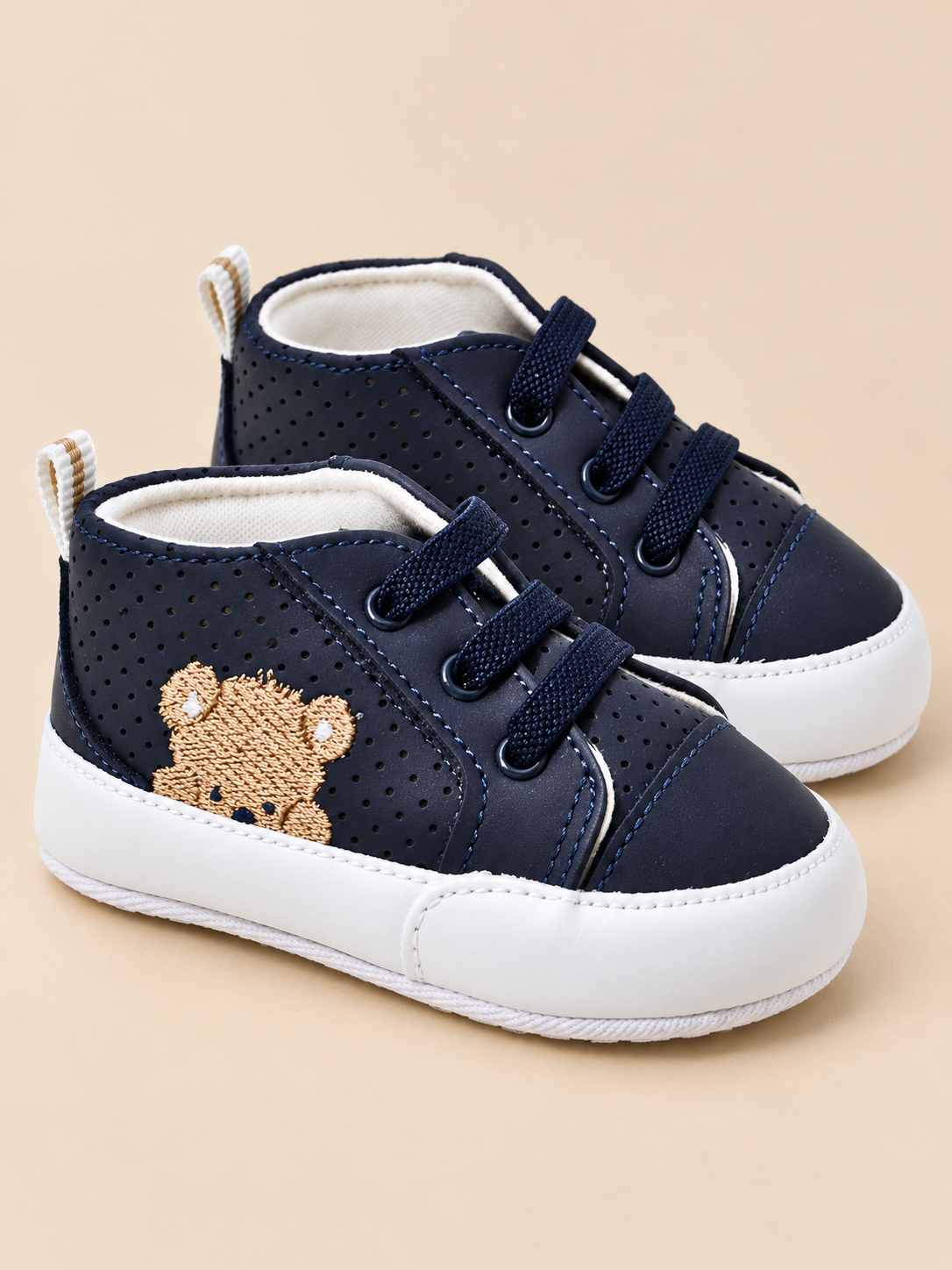 Scarpine Neonato con Orsetto