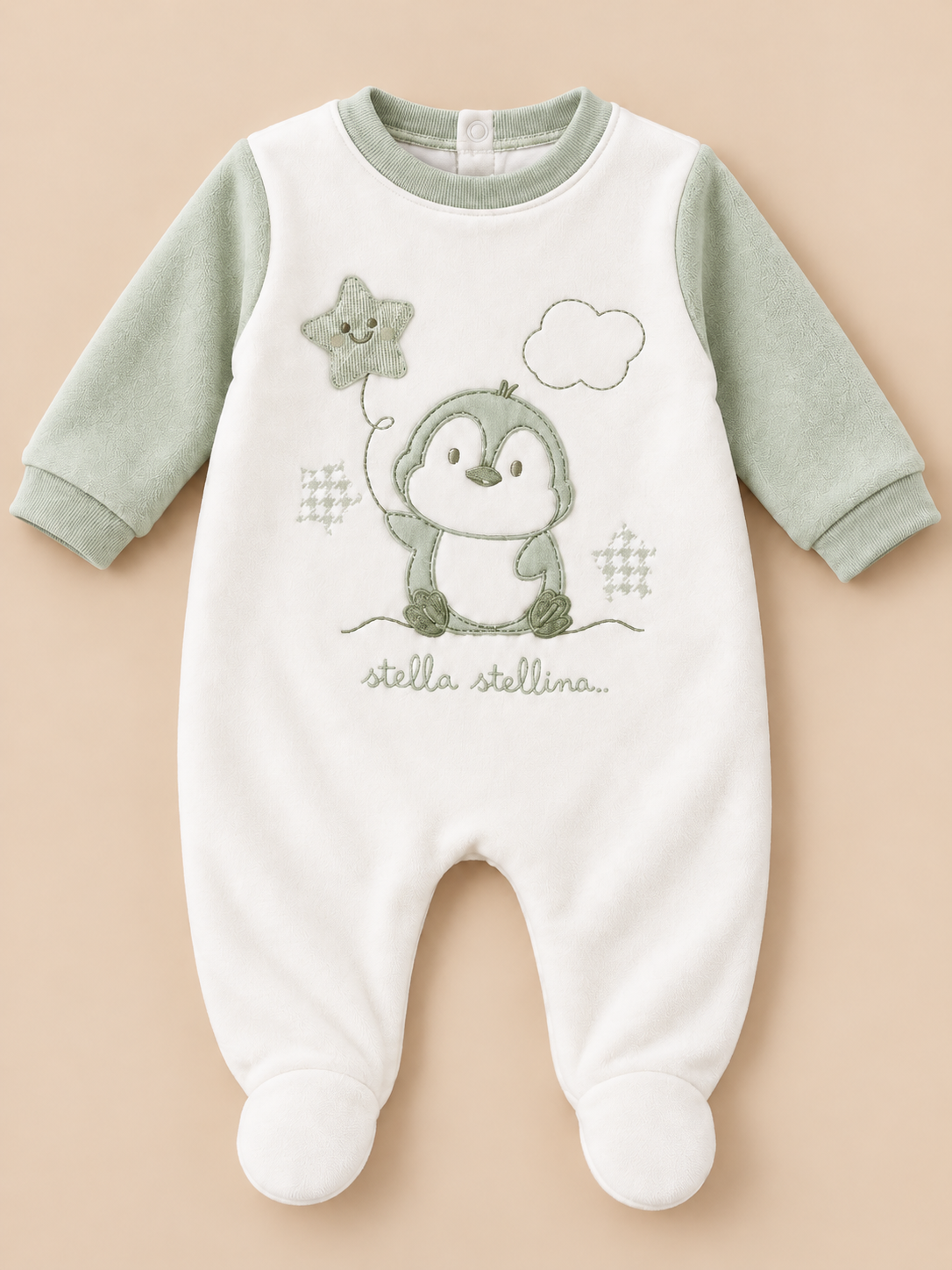 Tutina Neonato in Cotone Interlock