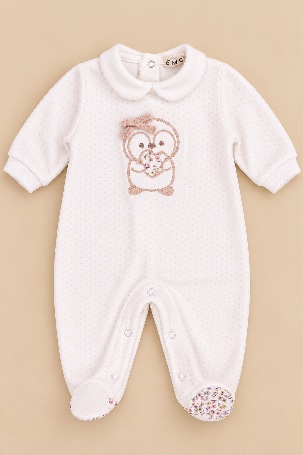Tutina Neonata Bianco Lana