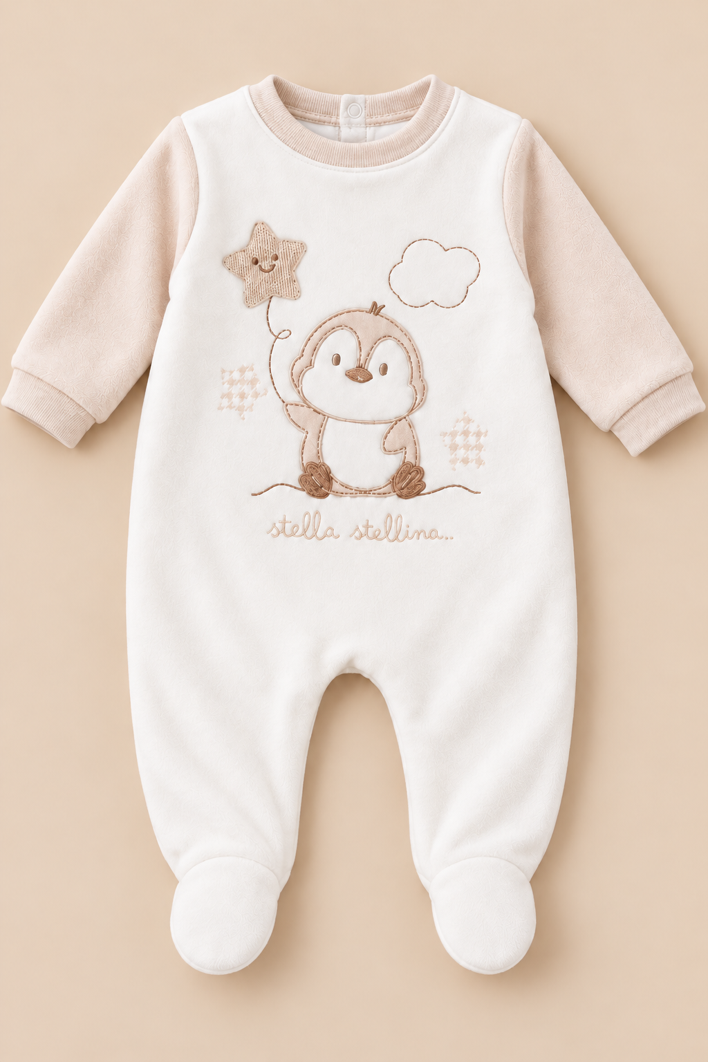 Tutina Neonato in Cotone Interlock