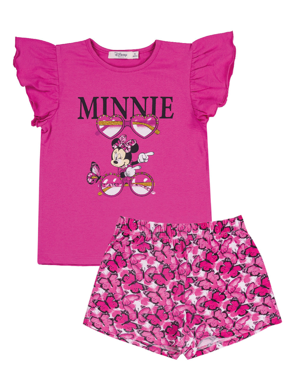 Completo Bimba Disney "Magic Ruffles" | Top con Volant e Shorts