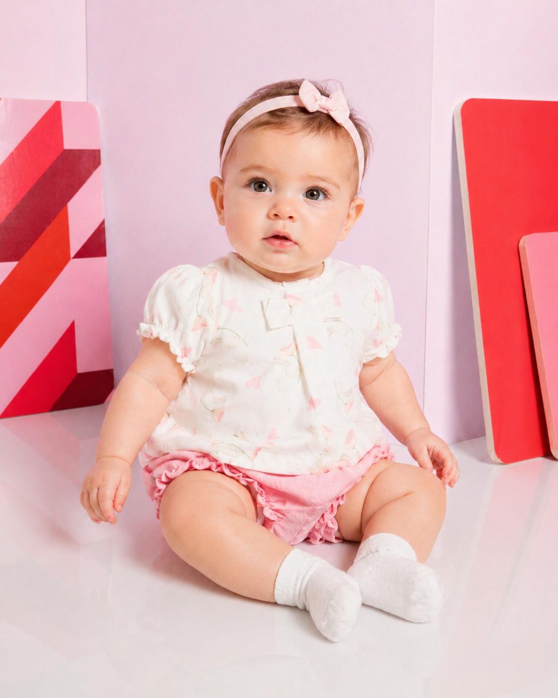 Completo Bambina Cotone Organico