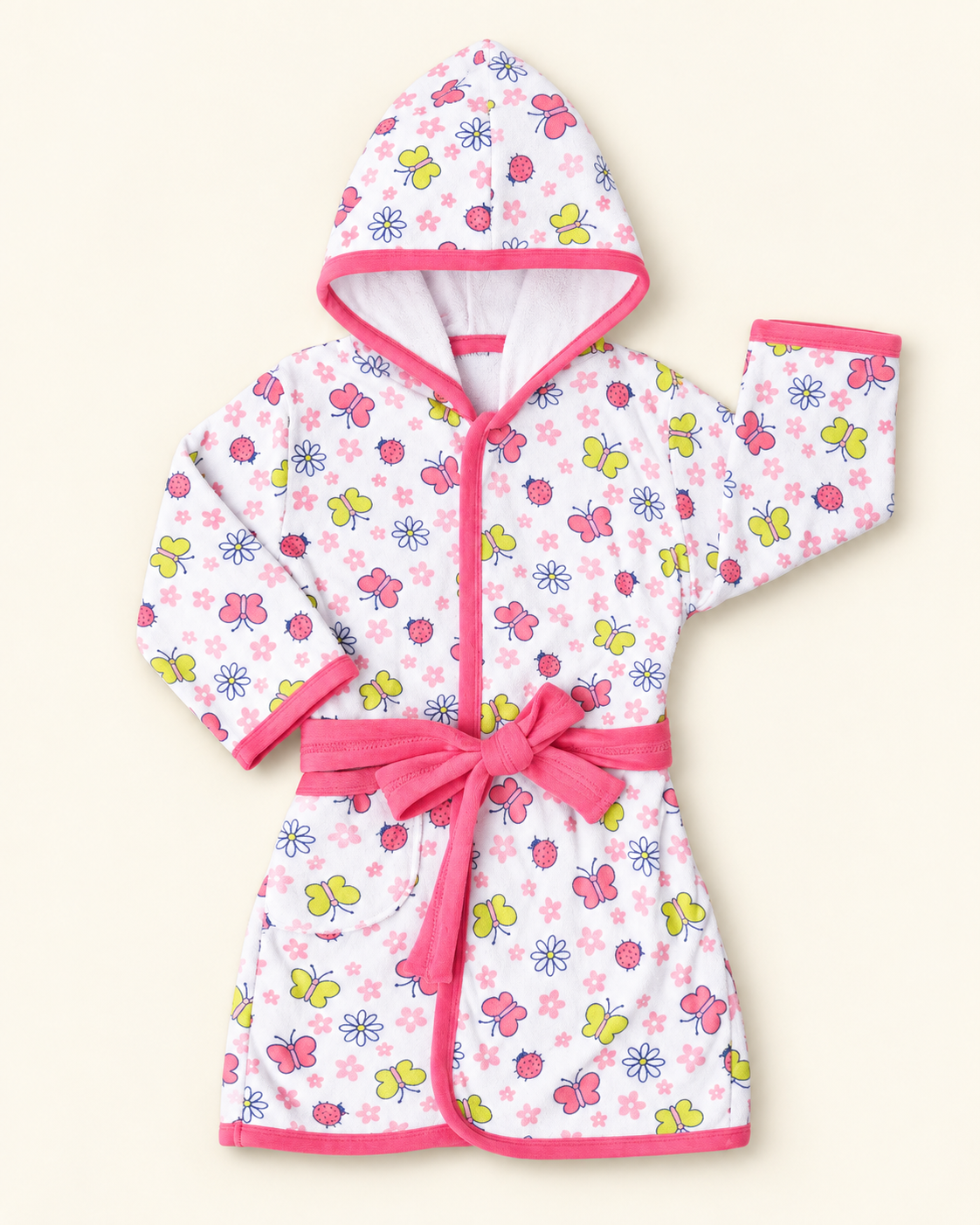 Accappatoio Mare con Cappuccio per Bambini in Cotone e Poliestere