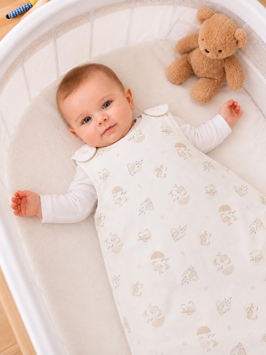 Set Bamboo – Kit Comfort Totale con Sacco Nanna e Tutina e Mussole