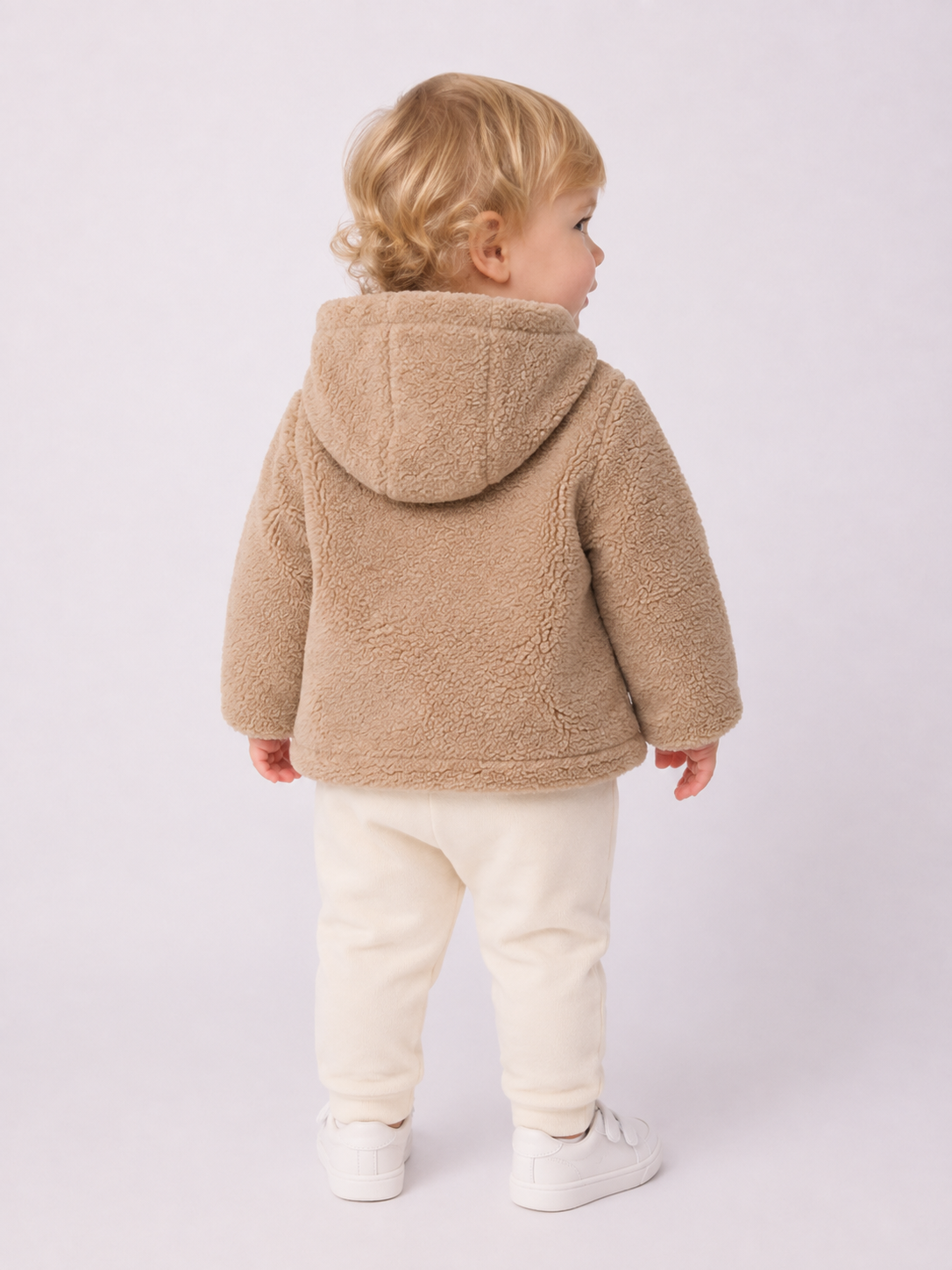 Giacca Teddy Con Cappuccio