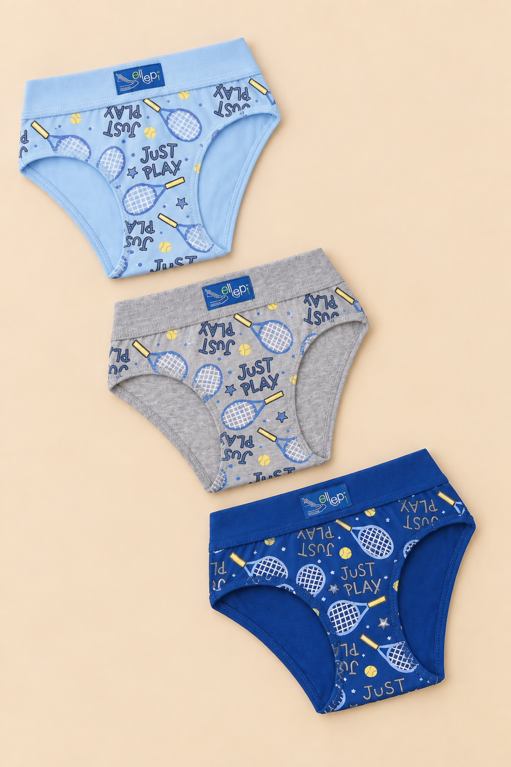 Set 6 Slip Bambino in Cotone Elasticizzato