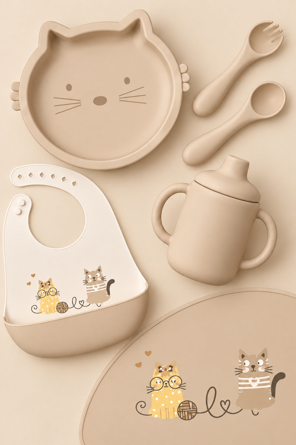 Set Pappa in Silicone per Bambina