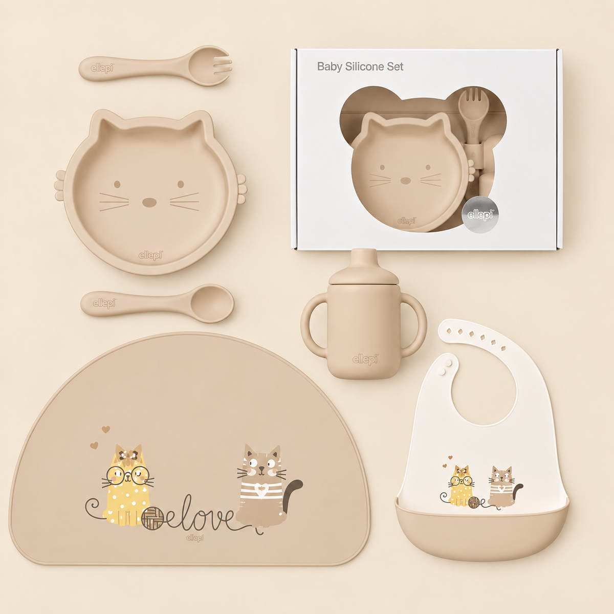 Set Pappa in Silicone per Bambina