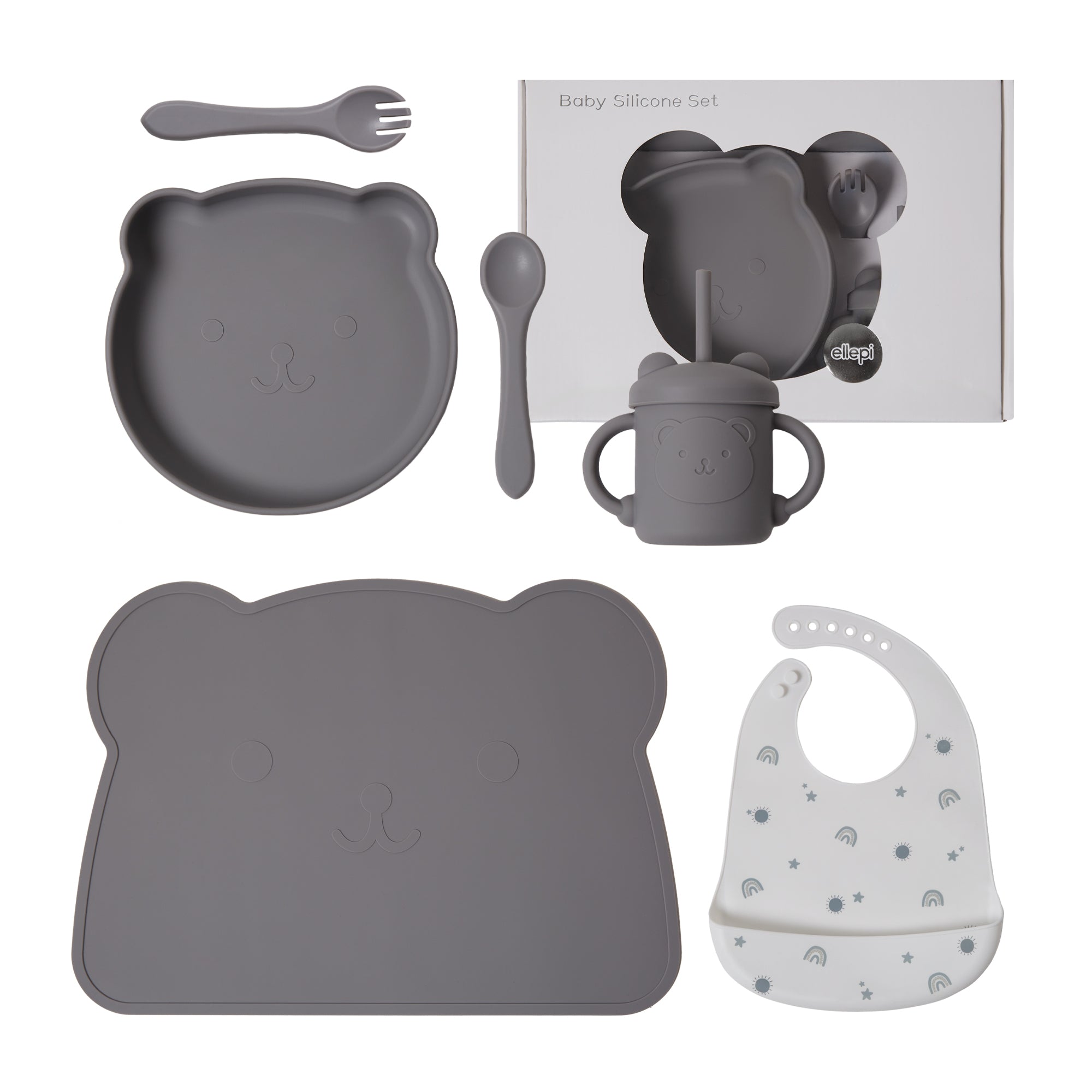 Set Pappa Svezzamento in Silicone per Neonati | BPA Free